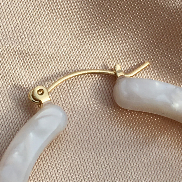 Hoop Cloud Earrings - Image 4